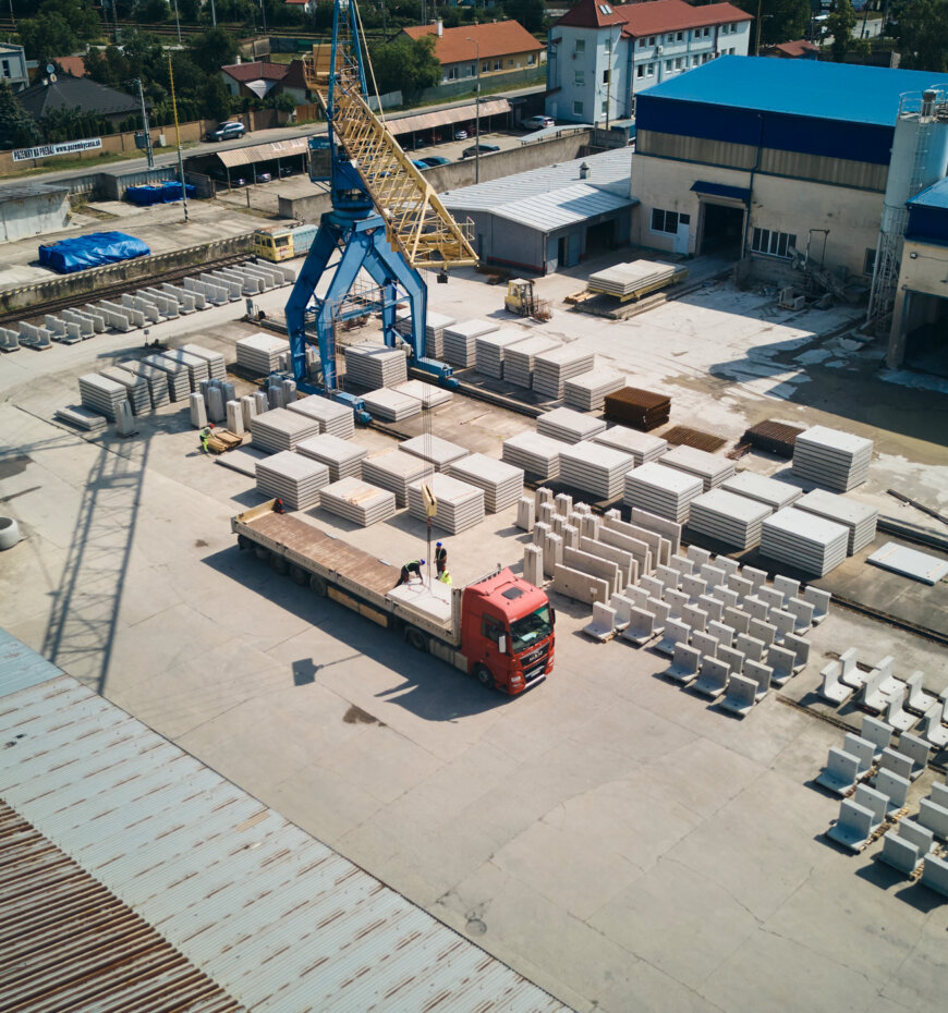 moll-rail-slowakia-aerial-view-of-concrete-plant-yard-with-crane-and-truck