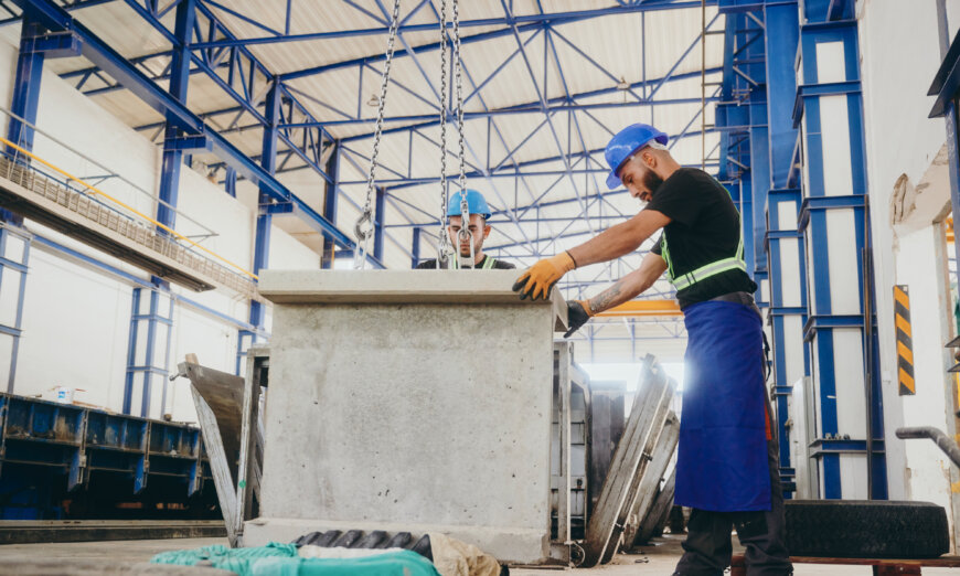 moll-rail-slowakia-empoyees-working-on-concrete-product